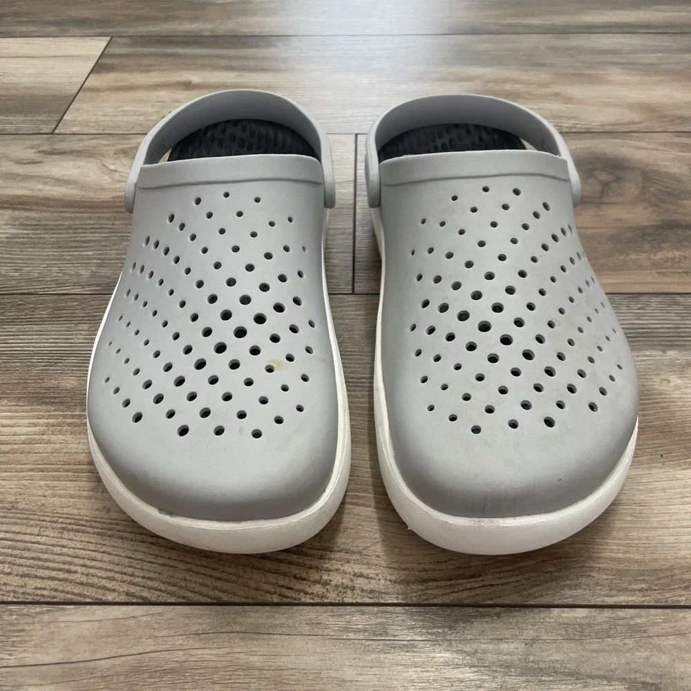 Crocs InMotion Clogs Atmosphere Mens Size 13 Gray Comfort Mules 209964-410